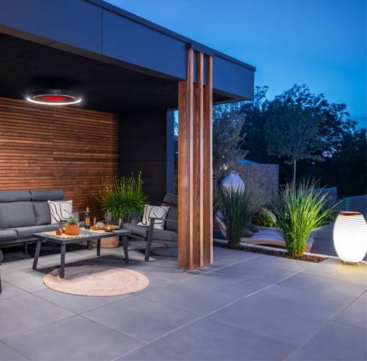 Outdoor heating from the range at Green Heat