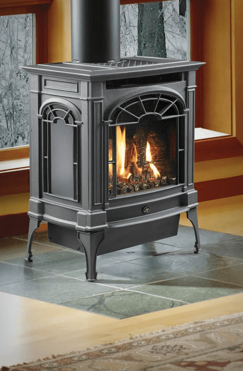 Gas stove from the range at Green Heat