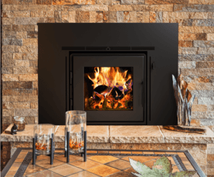 Wood fireplace insert from the range at Green Heat